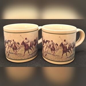 Vintage POLO Ralph Lauren Mugs 1988  Made In Japan (02)
